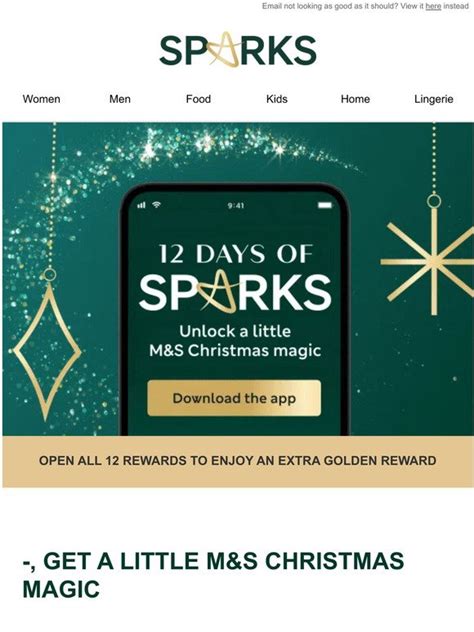 marks & spencer sparks account